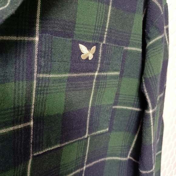 Chuu plaid button down shirt top - Picture 5 of 6